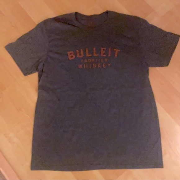 NEW Bulleit Bourbon Unisex Gray & Orange Tee - Picture 1 of 7